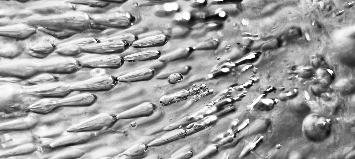closeup of ice cube